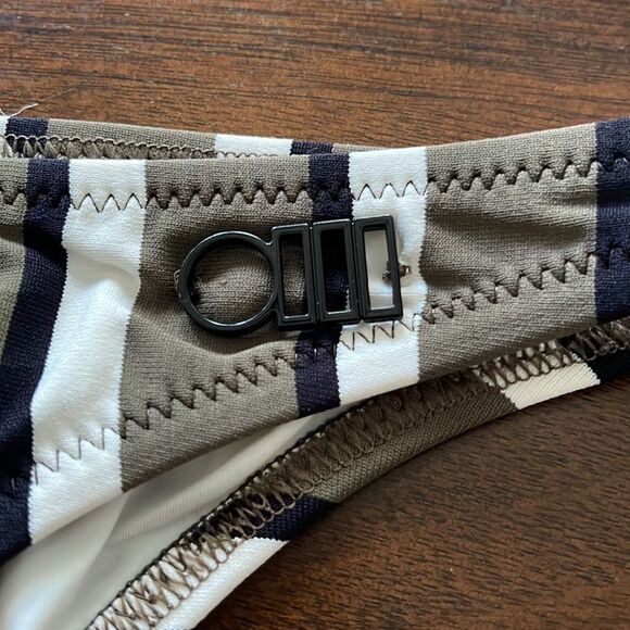 Solid and Striped Swimsuit Bottoms - Picture 3 of 3